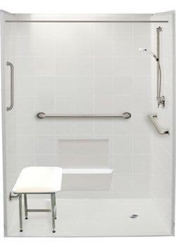 Handicapped Accessible Roll in Showers - Freedom Showers™